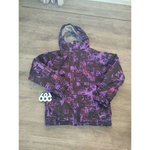 686 Mannual Fiend Insulated Snowboard Jacket Size Medium